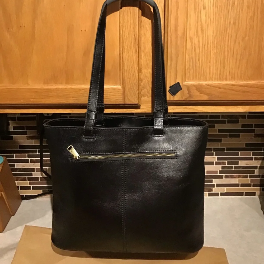 Patricia Nash Tote Bag Colorblock Danville Handbag black / brown